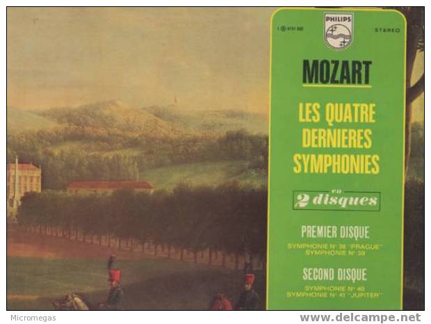 Mozart : Les Quatre Dernières Symphonies Colin Davis. - Klassiekers