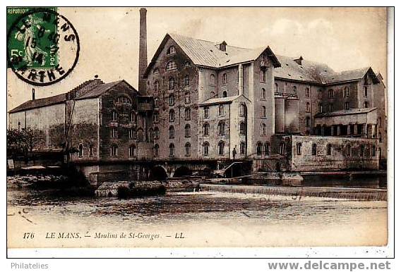 LE  MANS   MOULINS DE ST GEORGES  1914 - Le Mans