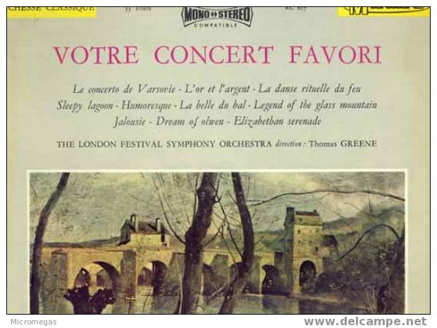 Votre Concert Favori, Thomas Greene - Classique