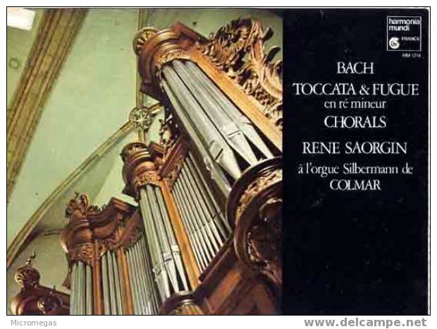 Orgue. Bach : Toccata Et Fugue En Ré Mineur, BWV 565. Chorals BWV 734a, 645, 659. - Classique