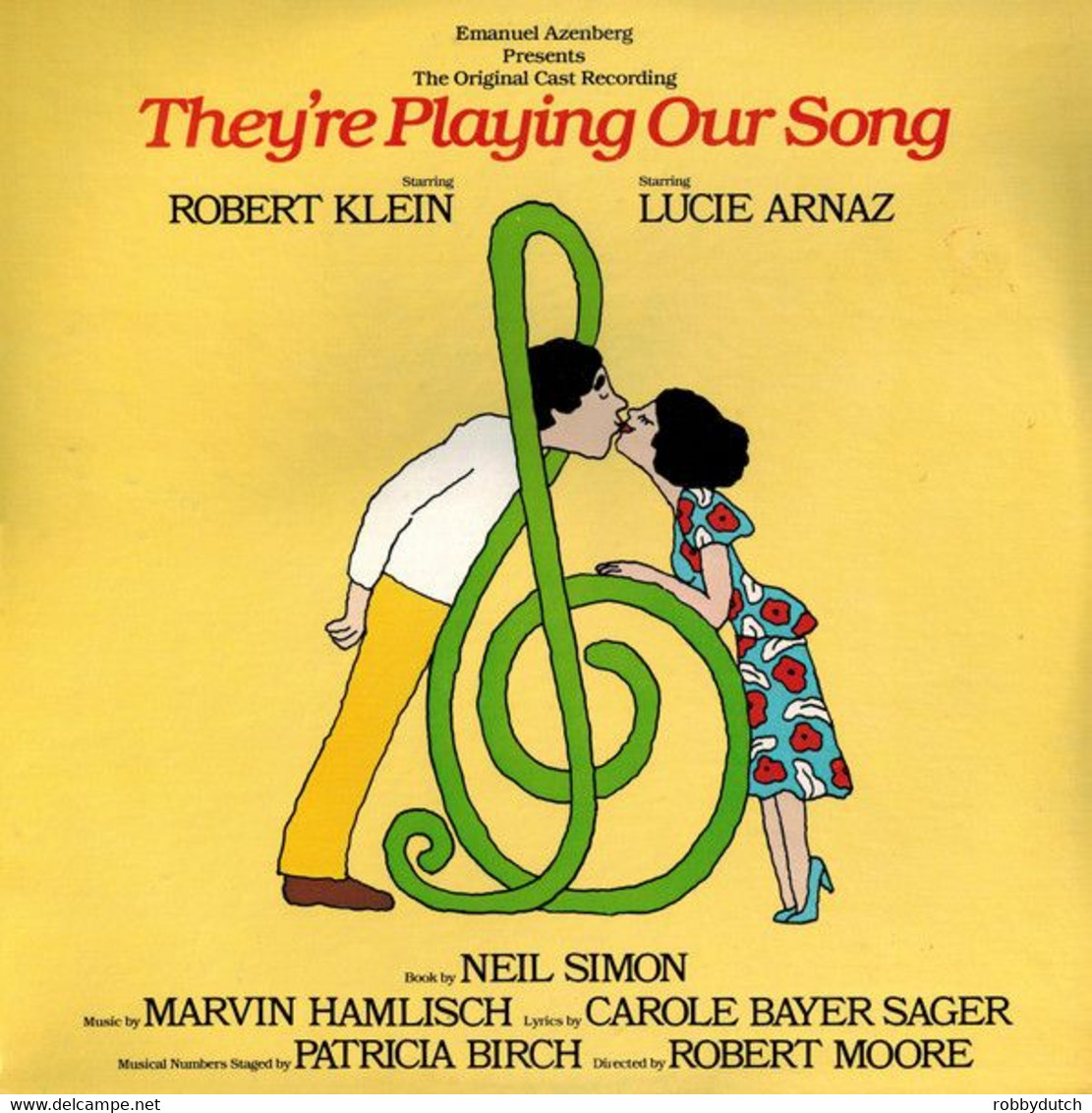 * LP * THEY'RE PLAYING OUR SONG With ROBERT KLEIN & LUCIE ARNAZ (1979 Ex!!!!) - Musicals