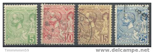 Lot N°4181   MONACO N°22-23-24-25, Coté 9.50 Euros - Other & Unclassified