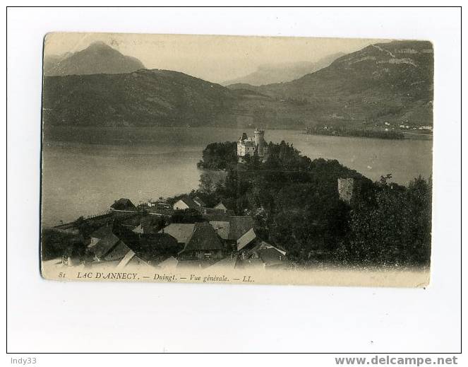 - LAC D'ANNECY  - DUINGT   VUE GENERALE - Duingt