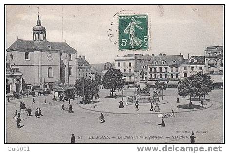 LE MANS (72) PLACE DE LA REPUBLIQUE - Le Mans