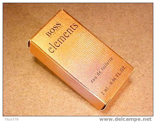 Miniature De Parfum ELEMENTS HUGO BOSS - Miniaturen Flesjes Dame (met Doos)