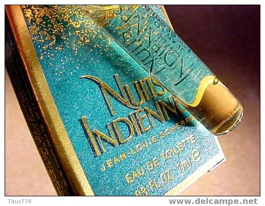Miniature De Parfum NUITS INDIENNES JEAN LOUIS SCHERRER. - Miniatures Femmes (avec Boite)