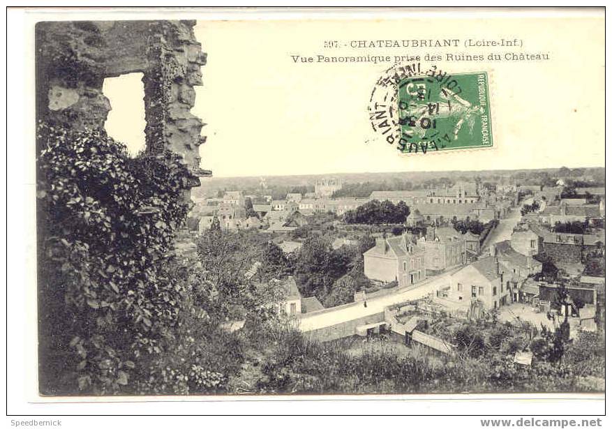 44-CH-2  CHÂTEAUBRIANT  Vue Panoramique Prise Des Ruines Du Château 597 Vasselier? - Châteaubriant