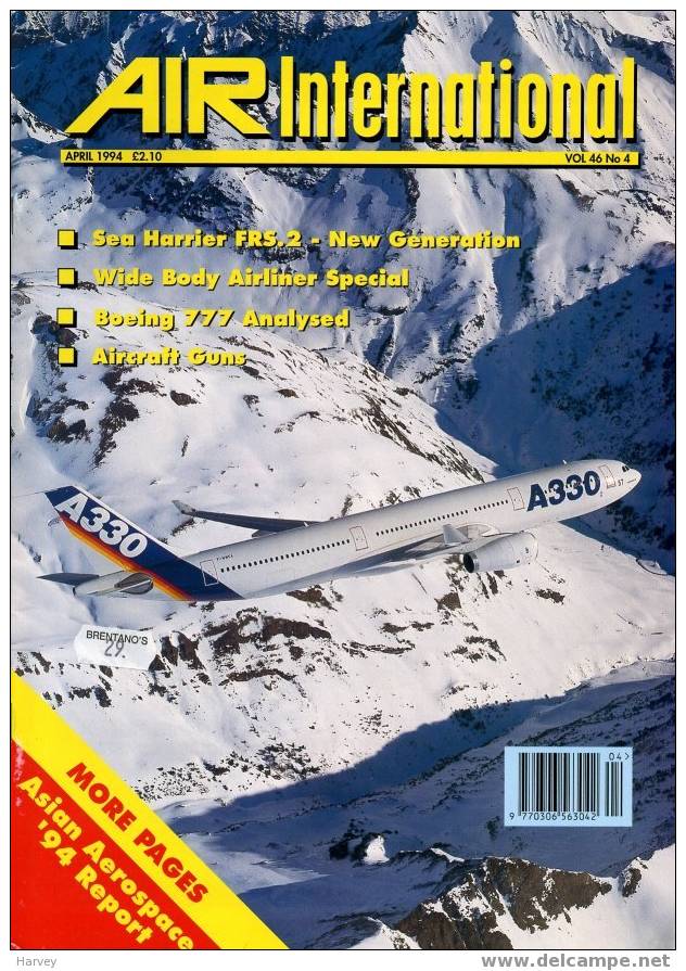 Air International Vol 46 N° 4 Avril 1994 - Transportes