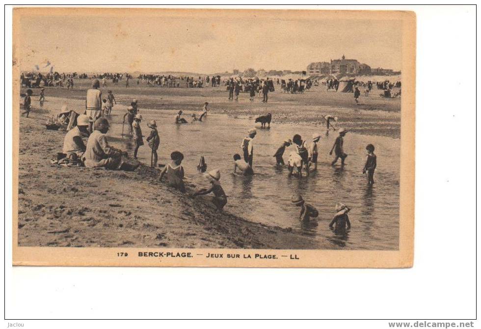 JEUX SUR LA PLAGE DE BERCK Ref600 - Andere & Zonder Classificatie