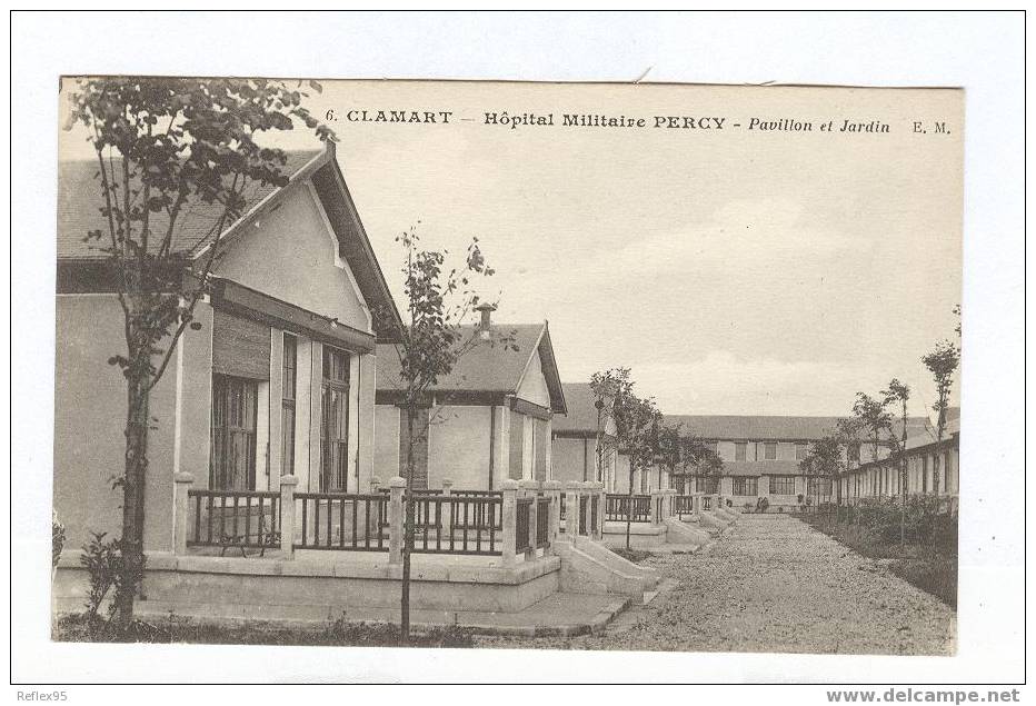 CLAMART - Hôpital Militaire PERCY - Pavillon Et Jardin - Clamart