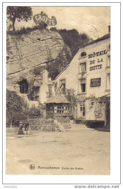 Remouchamps Hotel De La Grotte 1924 - Aywaille