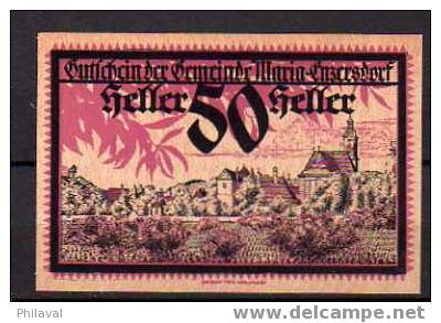 Billet De Banque Autrichien De 50 Heller, 1920 - Autriche