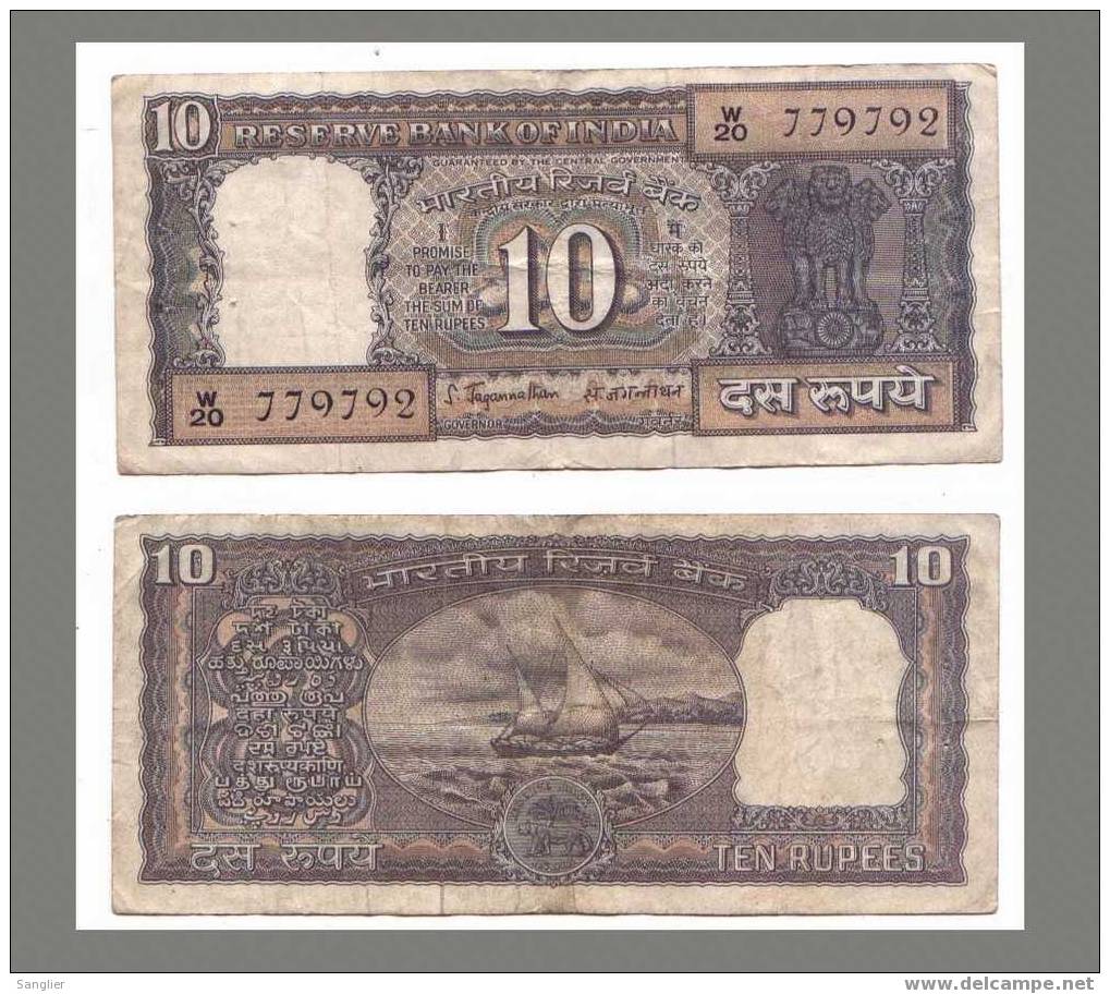 10 RUPEES  N° 779792 - Indien