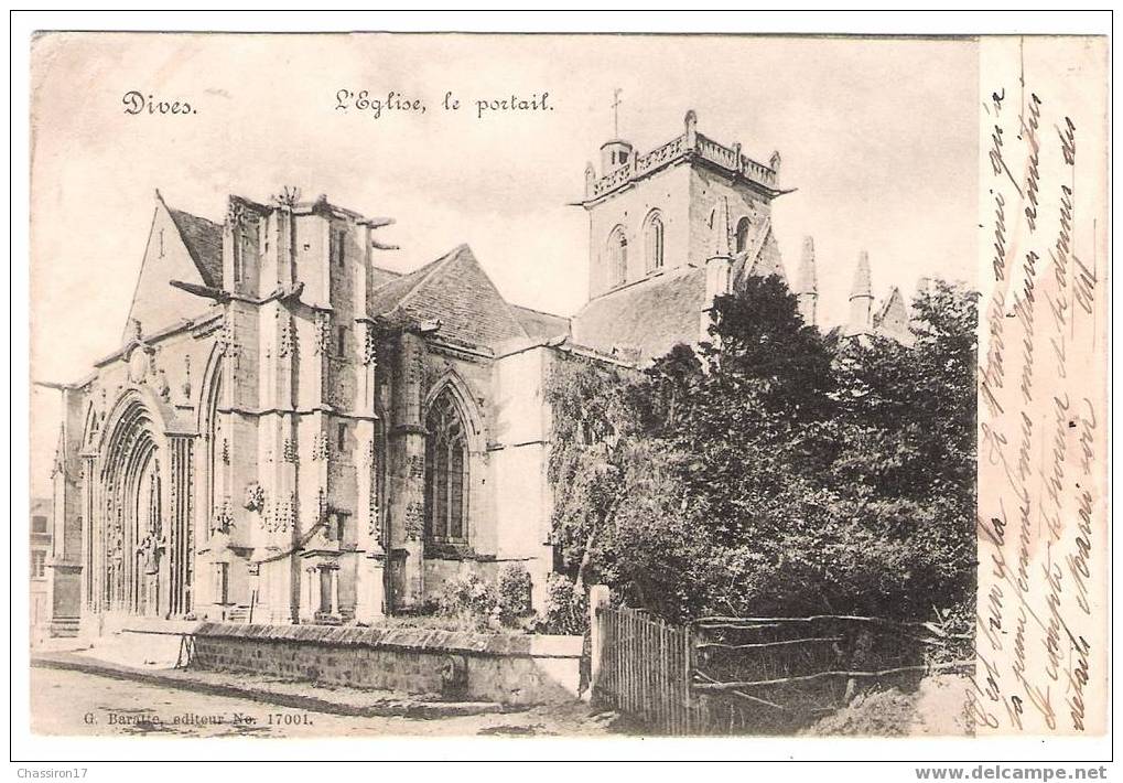 14 - DIVES - L´ Eglise, Le Portail - Dives