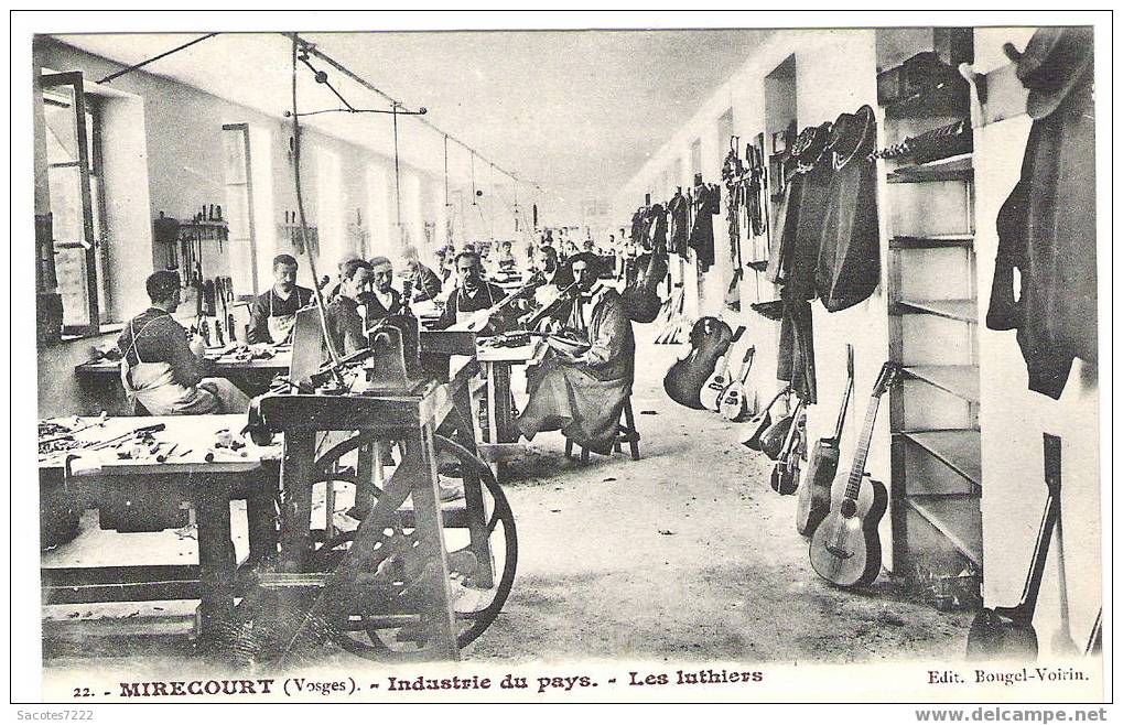 BELLE CPA MIRECOURT INDUSTRIE DU PAYS  LES LUTHIERS - Mirecourt