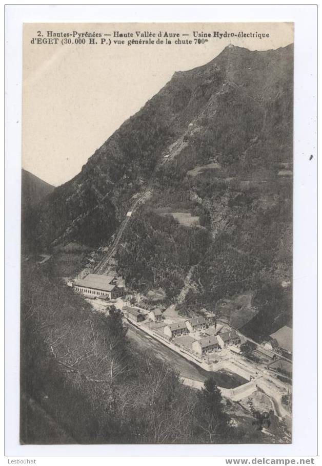 65/  Haute Vallée D' AURE  --  Usine Hydro-électrique D' EGET - Aragnouet