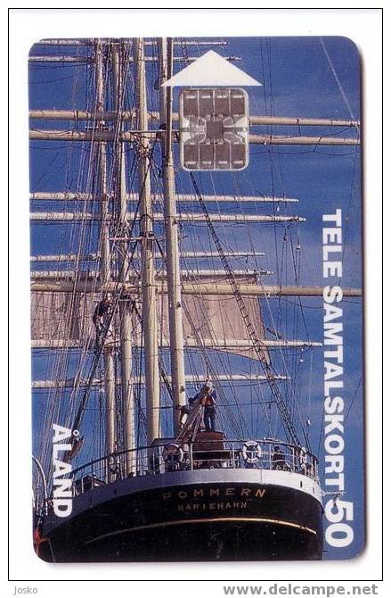 ALAND - Sailing Ship - Bateau à Voile - Voilier - Segelschiff  - Navire à Voile - Veliero - Rare Chip Card - Aland