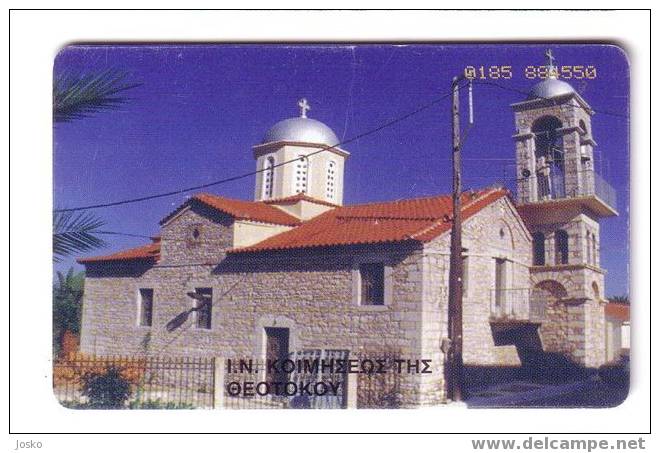 CHURCH ( Greecee ) - Eglise - Kirche - Iglesia - La Chiesa - Churches - Eglises - Kirchen- Religion - Religione - Cultural