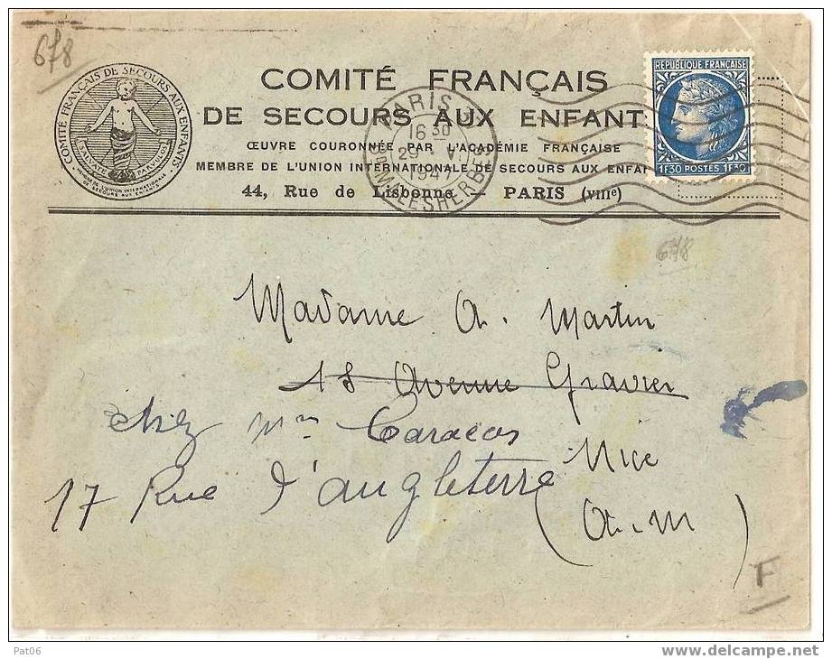 FRANCE  CERES - 1945-47 Ceres Of Mazelin