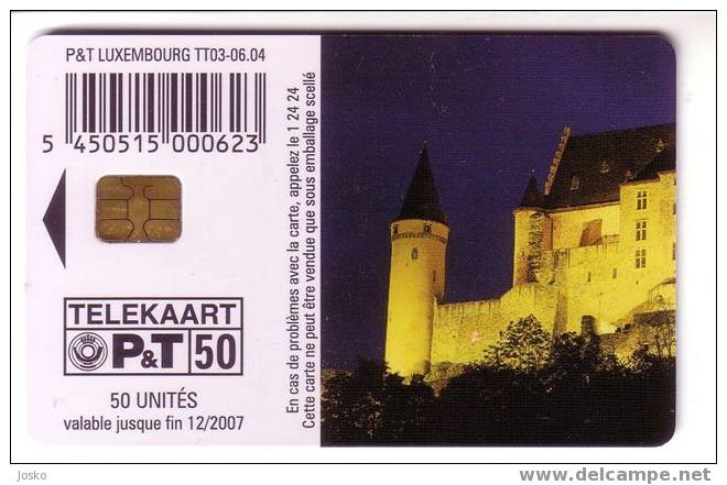 CASTLE ( Luxembourg ) - Chateau - Burg - Castillo - Castello - Palace - Palais - Schloss - Palazzo - Palacio - VIANDEN - Lussemburgo