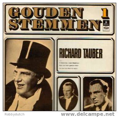 * LP * RICHARD TAUBER - GOUDEN STEMMEN 1 (Holland Ex-!!!) - Opera / Operette