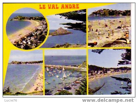 LE VAL ANDRE - N° 2623  - 6 Vues :  La Grande Plage, Le Verdelet Et Le Port Du Piégu - Pléneuf-Val-André