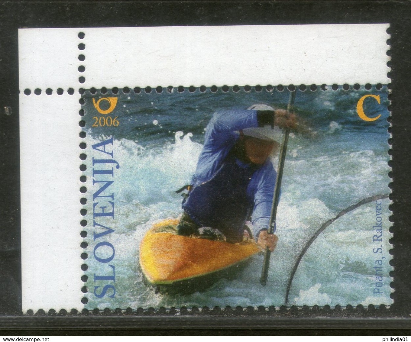 Slovenia 2006 Adventure Sports Canoeing Specimen Sc 666 1v MNH # 718 - Canoe