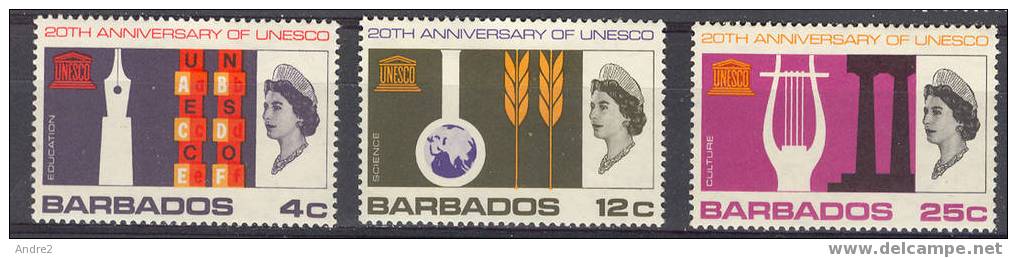 Barbados 1967 20th Anniv Of U.N.E.S.CO - UNESCO