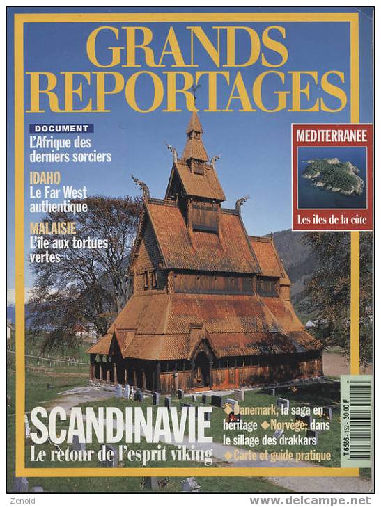 Grands Reportages 152 - Scandinavie - Geographie
