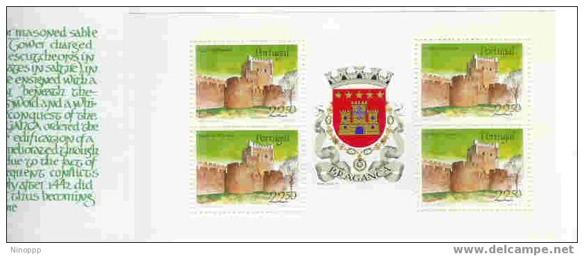 Portugal-1986 Braganca Castle Booklet M - Unused Stamps