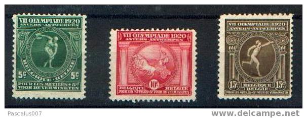 A00022 - Timbres Belge Neuf Sans Gomme - Cob 179 à 181 - Neufs