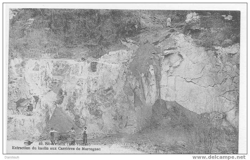 87 // HAUTE VIENNE / ST YRIEX / Extraction Du Kaolin Aux Carrières De Marcognac / ANIMEE / - Saint Yrieix La Perche