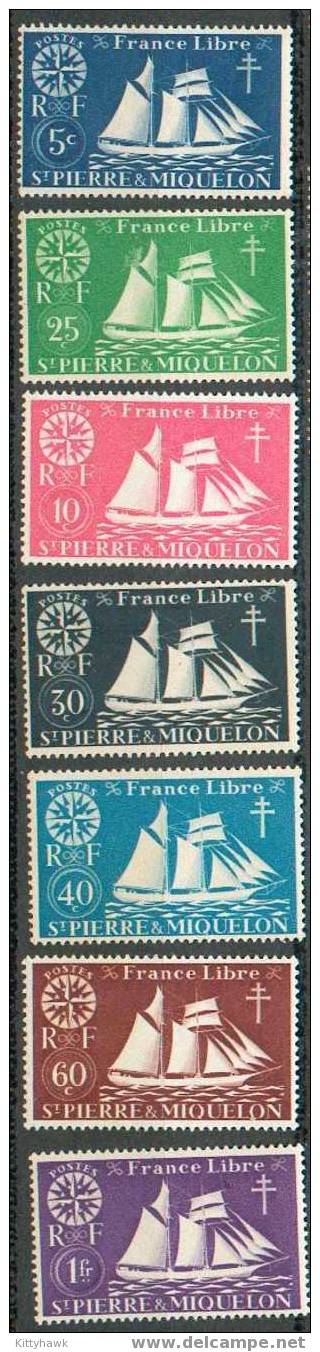 SPM 34 - YT 296/309 * - Unused Stamps