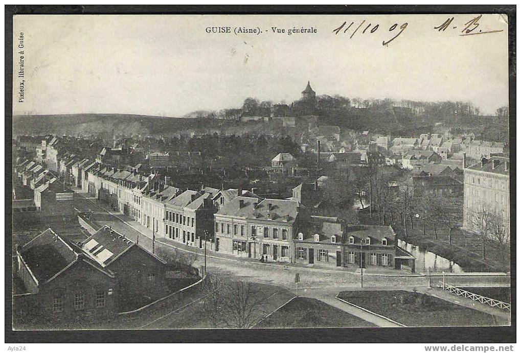 CPA  02   GUISE  Vue Générale    1909 - Guise