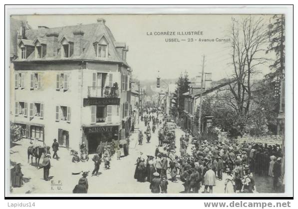 CPA USSEL  AVENUE CARNOT (correge) - Ussel