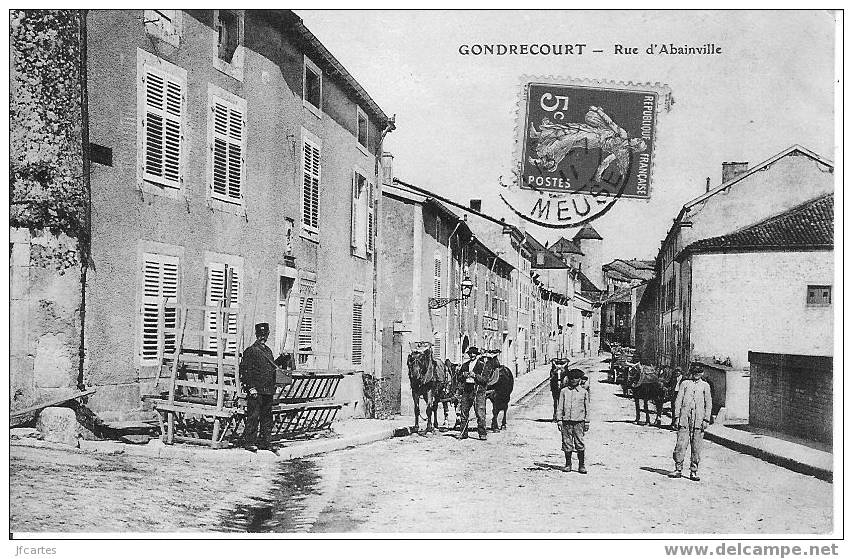 55 - GONDRECOURT - Rue D'Abainville - Gondrecourt Le Chateau