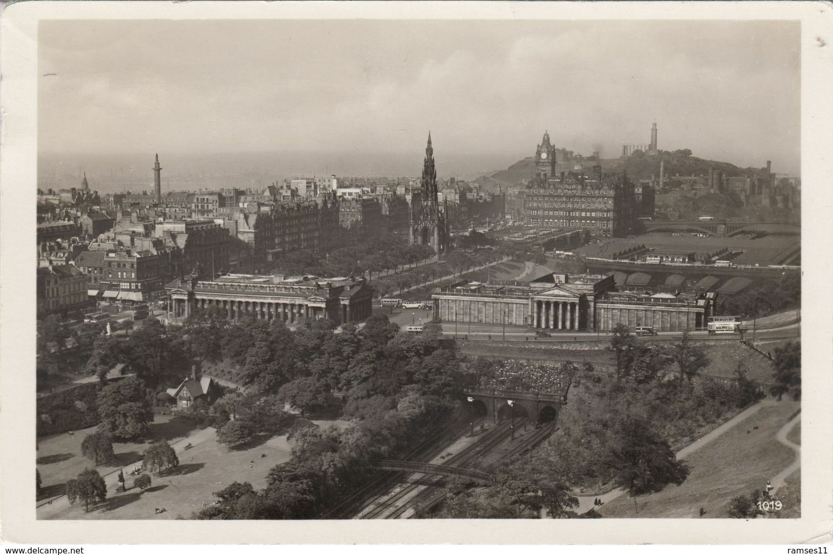 Edinburgh - Princess Street 1936 - Midlothian/ Edinburgh