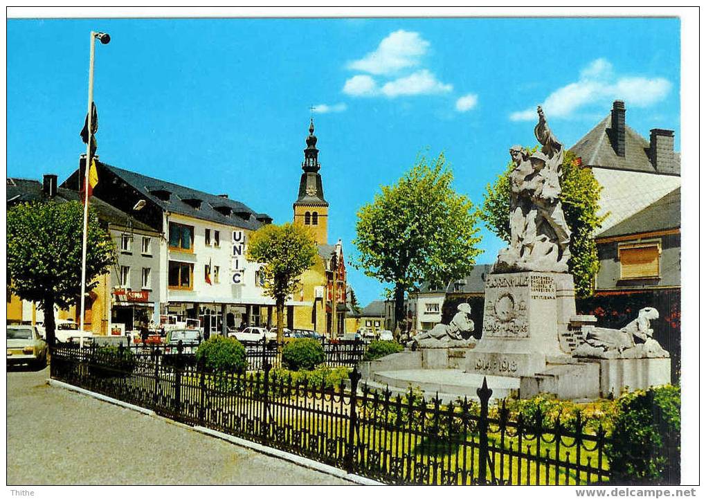 FLORENVILLE Place Albert Ier Et Monument Aux Morts - Florenville