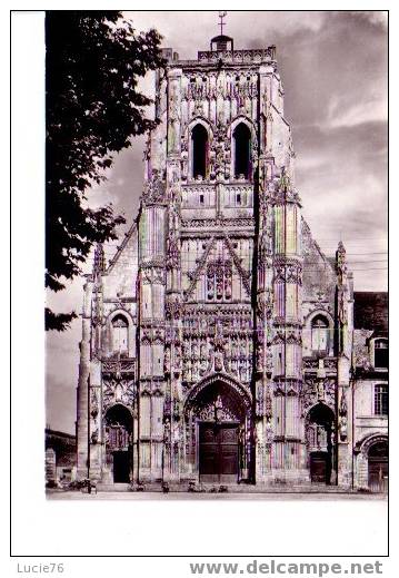 SAINT RIQUIER  - L´Abbatiale - La Façade Occidentale - N°  80 716 7267 003 - Saint Riquier