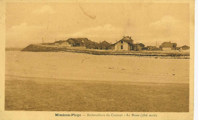 40  MIMIZAN PLAGE  EMBOUCHURE DU COURANT  LA DUNE COTE NORD   N° A 375 - Mimizan Plage