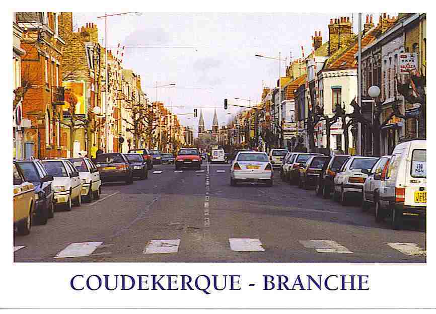 59 COUDEKERQUE BRANCHE Le Boulevard Jean Jaurès Conduisant à Dunkerque - Coudekerque Branche