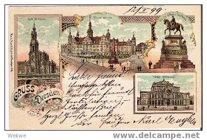 SD007 / Dresden – 1899 – Diverse Bauten U. Monumente - Dresden