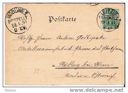 SL010/ Leipzig – Gerichtsgebäude – Stempel Plagwitz – 1901 - Leipzig