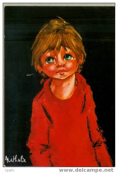 NATHALIE : Tristesse  N°10   /   Illustrateur Enfant,  Style Michel Thomas - Thomas