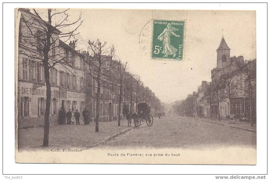 Le Bourget  -  Route De Flandre, Vue Prise Du Haut - Le Bourget