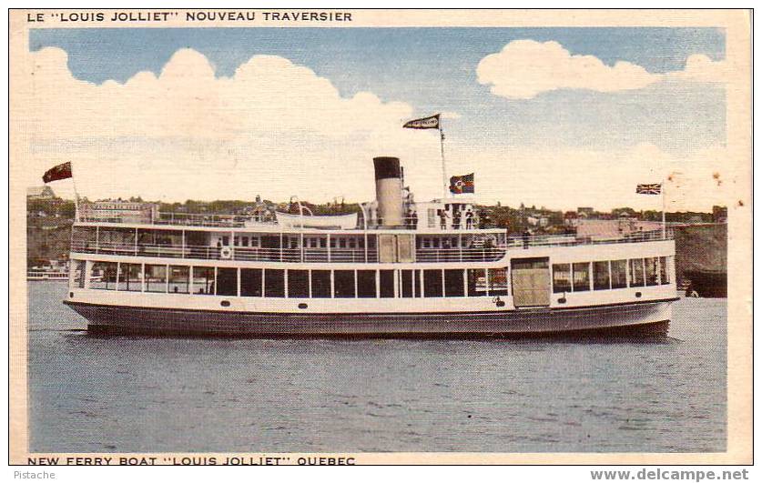 Le Louis Jolliet - Traversier Québec-Lévis-Québec Bateau Boat Animée - Cargos