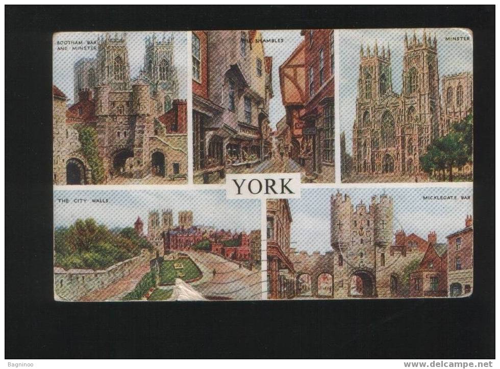 YORK Postcard UNITED KINGDOM - York