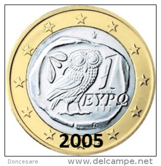 ** 1 EURO GRECE 2005 PIECE  NEUVE ** - Grèce