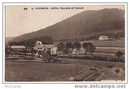 CPA 67 SCHIRMECK - Hotel Velleda Et Donon - Schirmeck