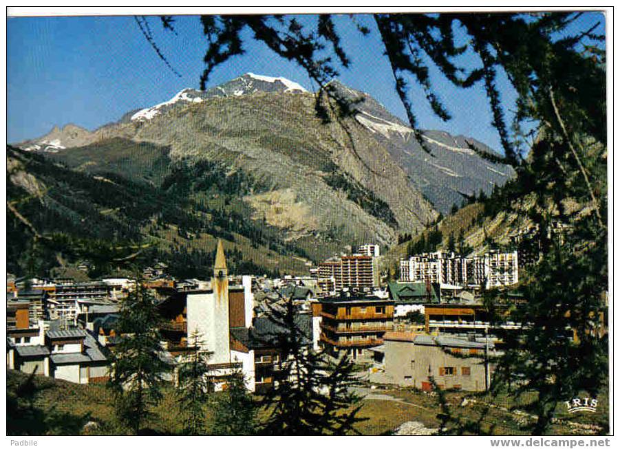 Carte Postale De Val D'Isère La Station Et La Sache  Et Le Mont-Pourri - Val D'Isere